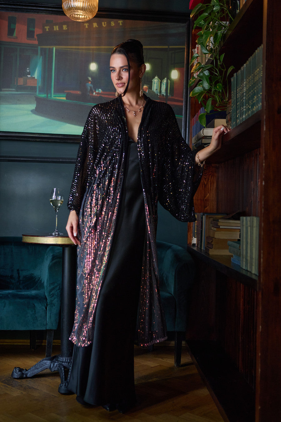 Sequin Kimono Duster Formal Sequin Kimono Duster Formal