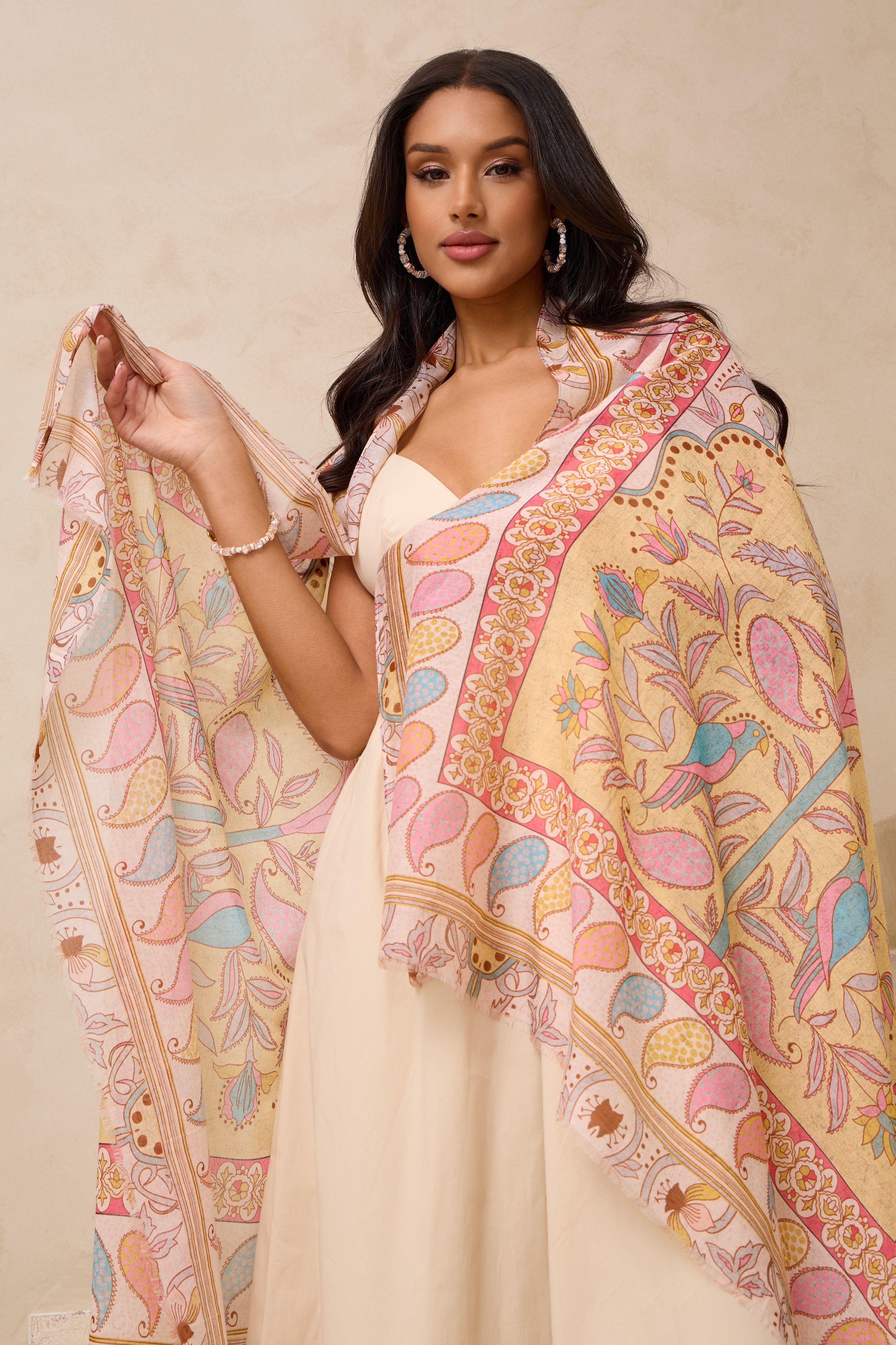 Paisley Palm Scarf – SAACHI