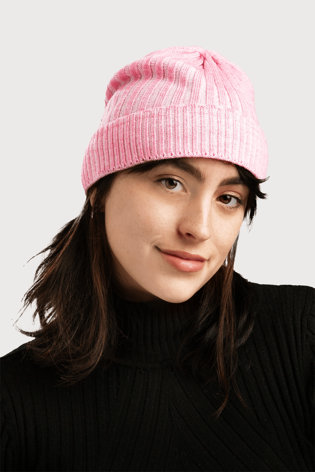 Slouchy Ribbed Cuffed Beanie – SAACHI display picture 1