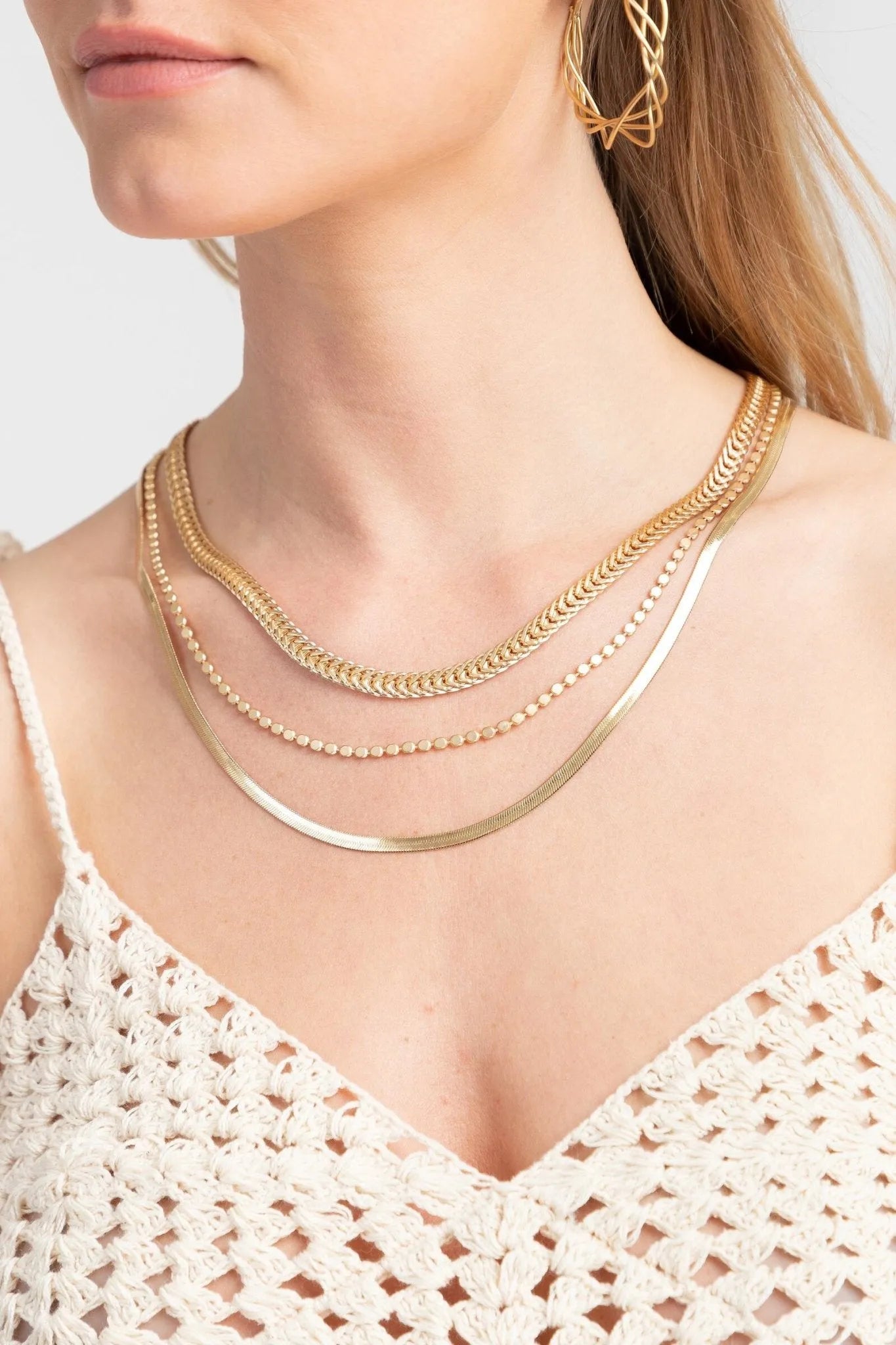 Serena Layers - Dual Gold Chain Necklace