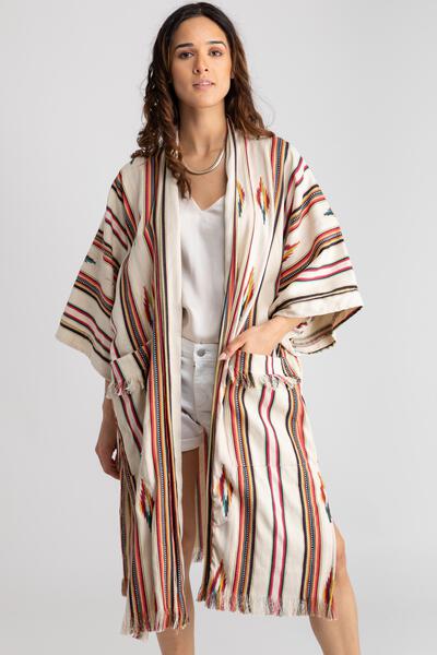 Ikat Striped Jacket