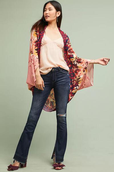 Kimono Mixed Print Floral