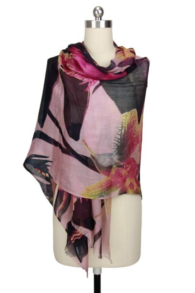 Floral Tropical Scarf