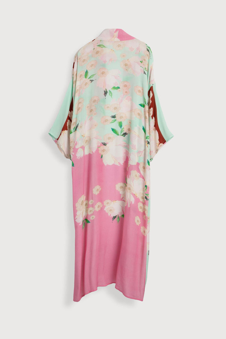 Springtime Florals Kimono Pink Combo