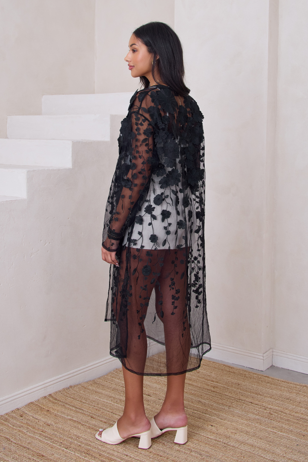 sheer duster dress Tina (Sheer) Duster Set 2X