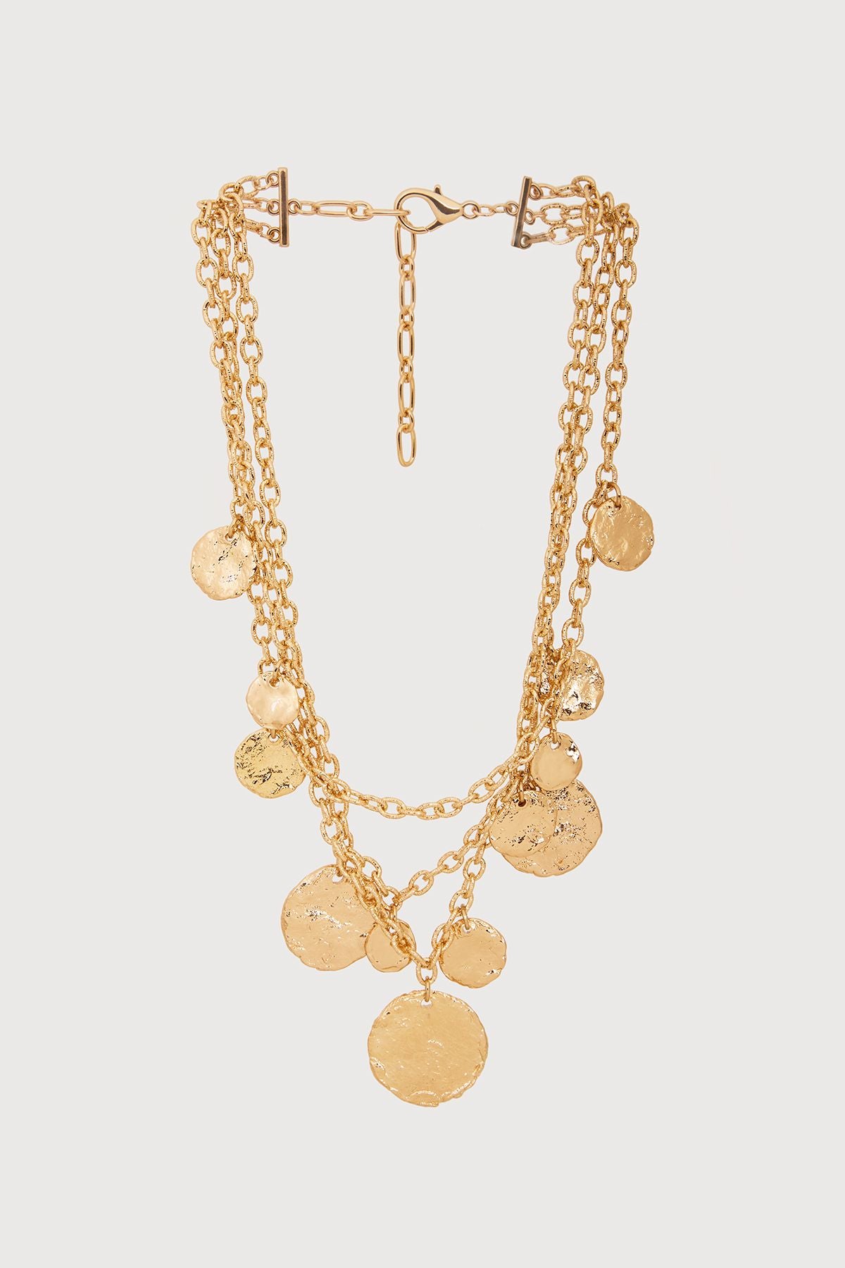 Gilded Coin Cascade Necklace – SAACHI