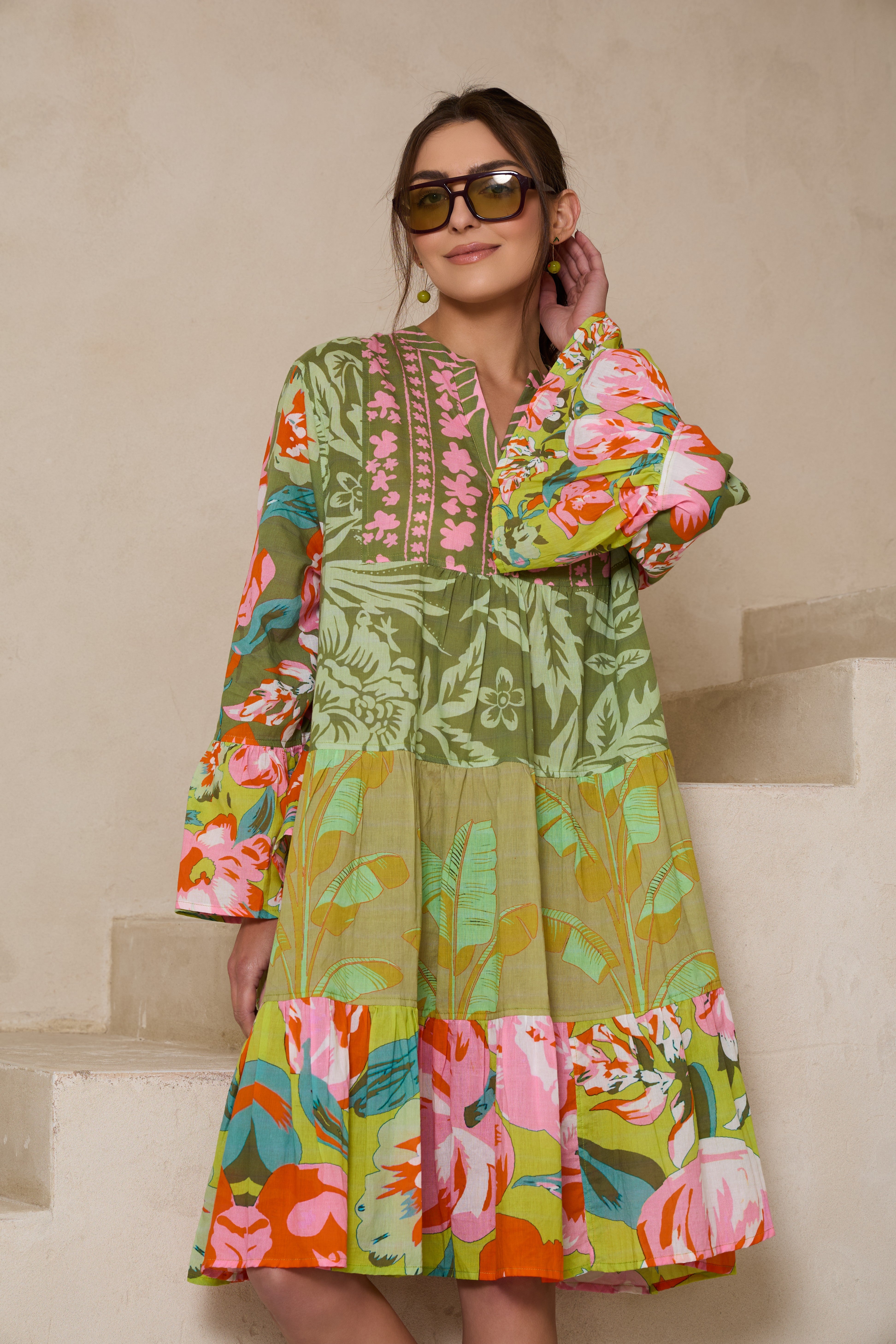 【新品】tope cross strap tunic Sunset Tunic Cover Up Dress – SAACHI