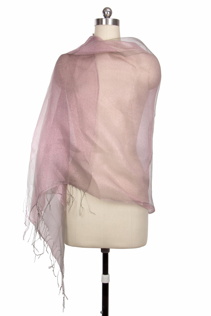 Glitz Dressy Scarf Misty Rose