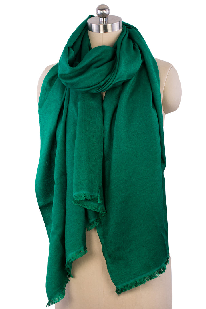 Cashmere Silk Scarf - SAACHI - Sea Green - Scarf