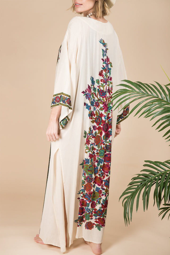 Long Floral Kimono Cover