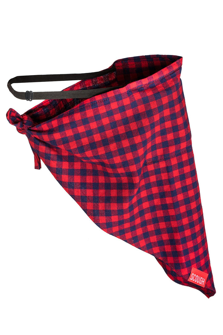 Scough Red Gingham Bandana with Filter