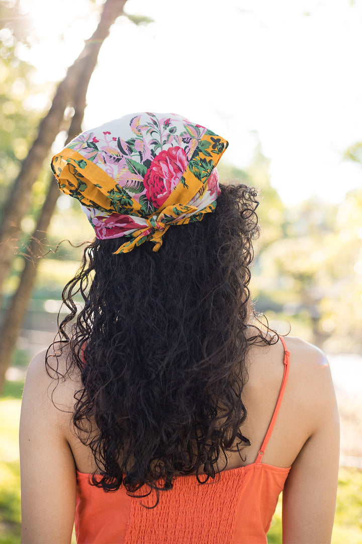 Multi Patterned Floral Bandana