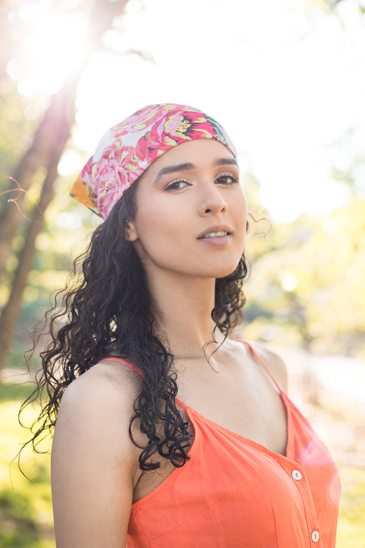 Multi Patterned Floral Bandana