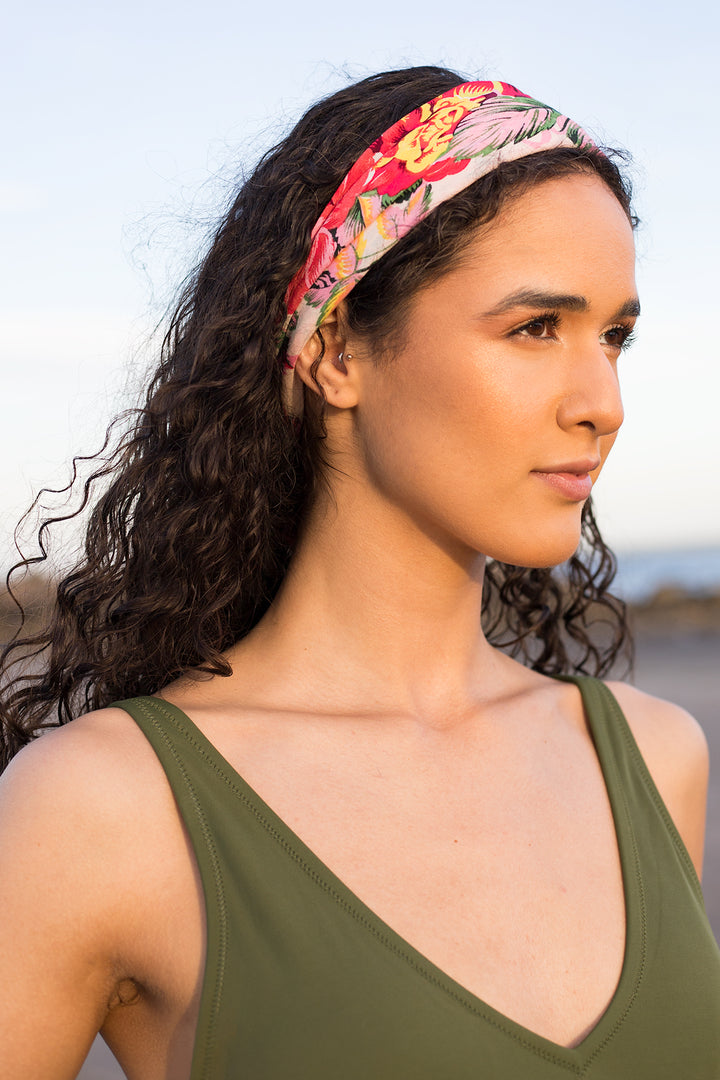 Multi Patterned Floral Bandana