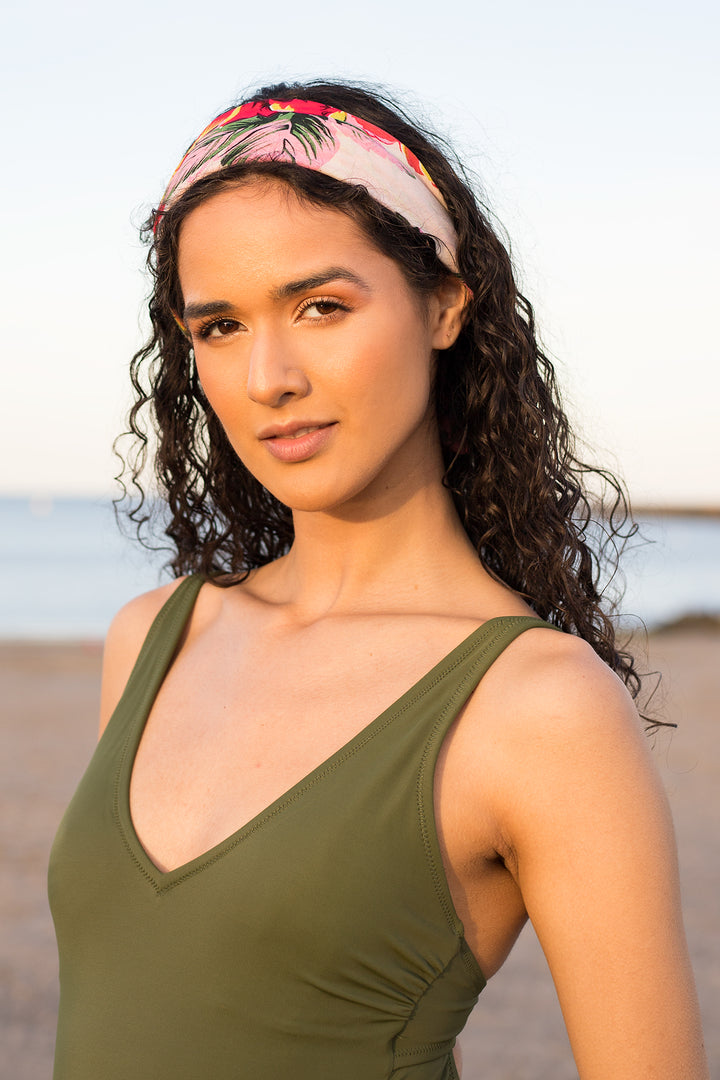 Multi Patterned Floral Bandana