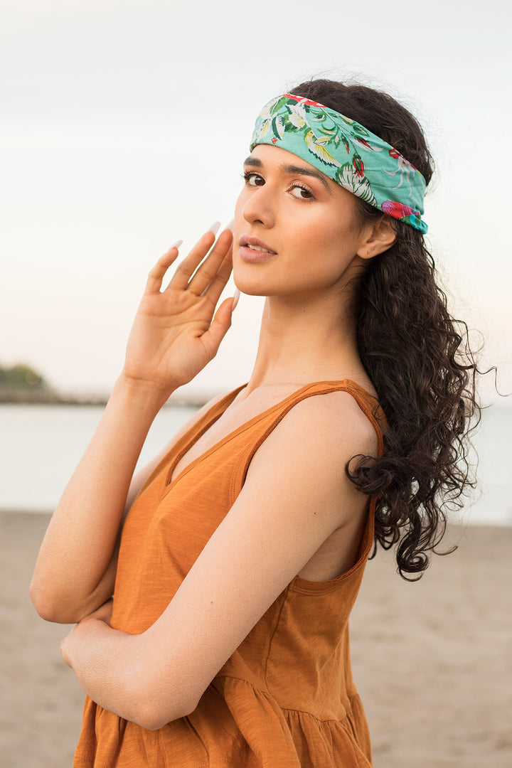 Multi Patterned Floral Bandana