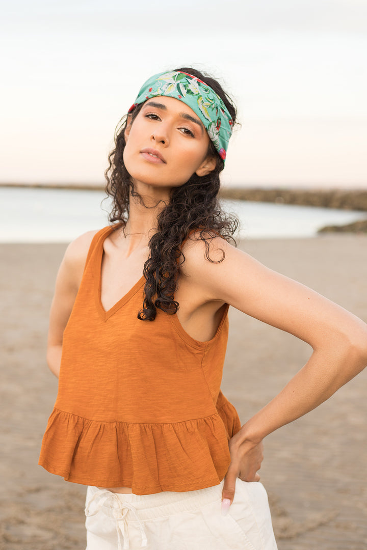 Multi Patterned Floral Bandana