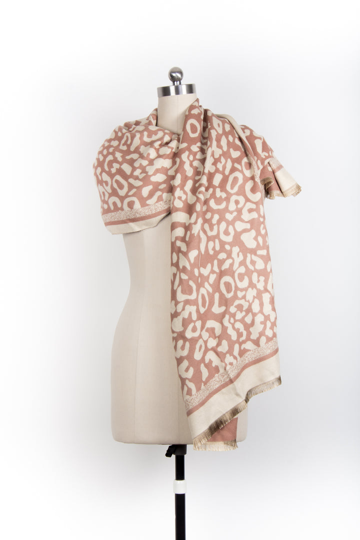 Sheba Reversible Scarf Peachpuff