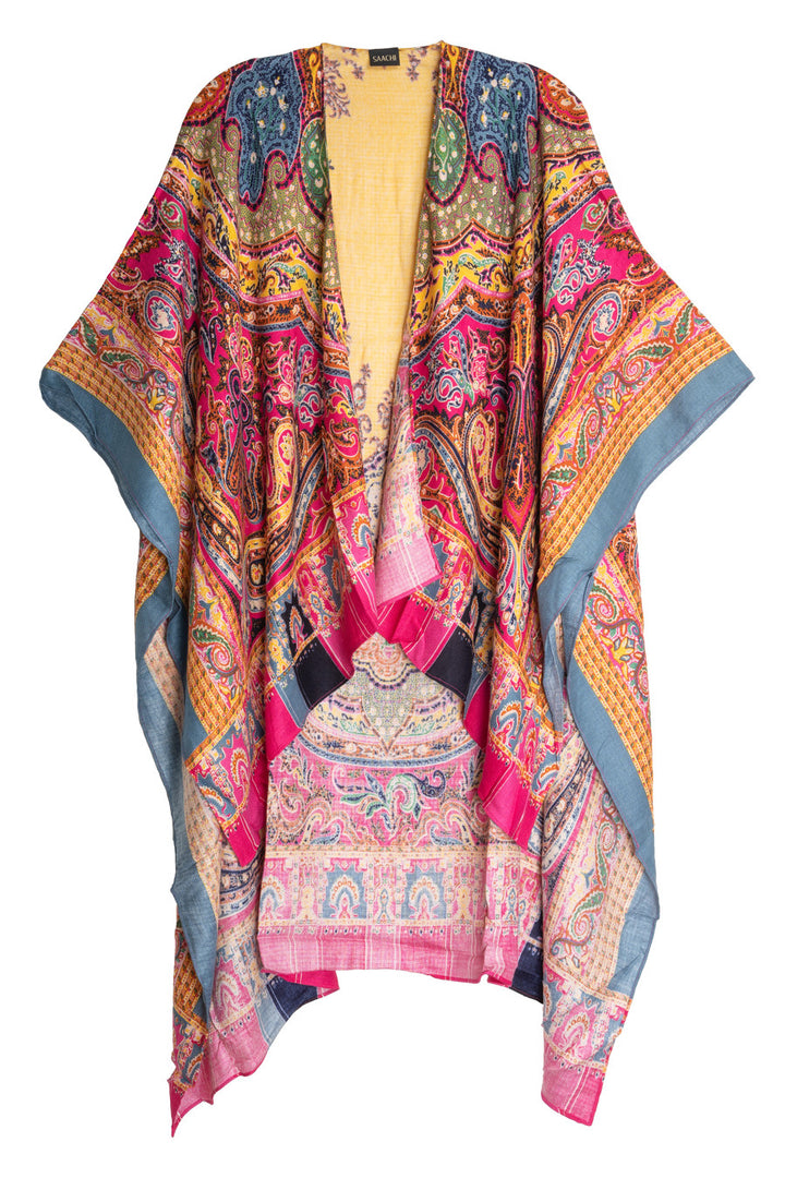 Paisley High Low Kimono