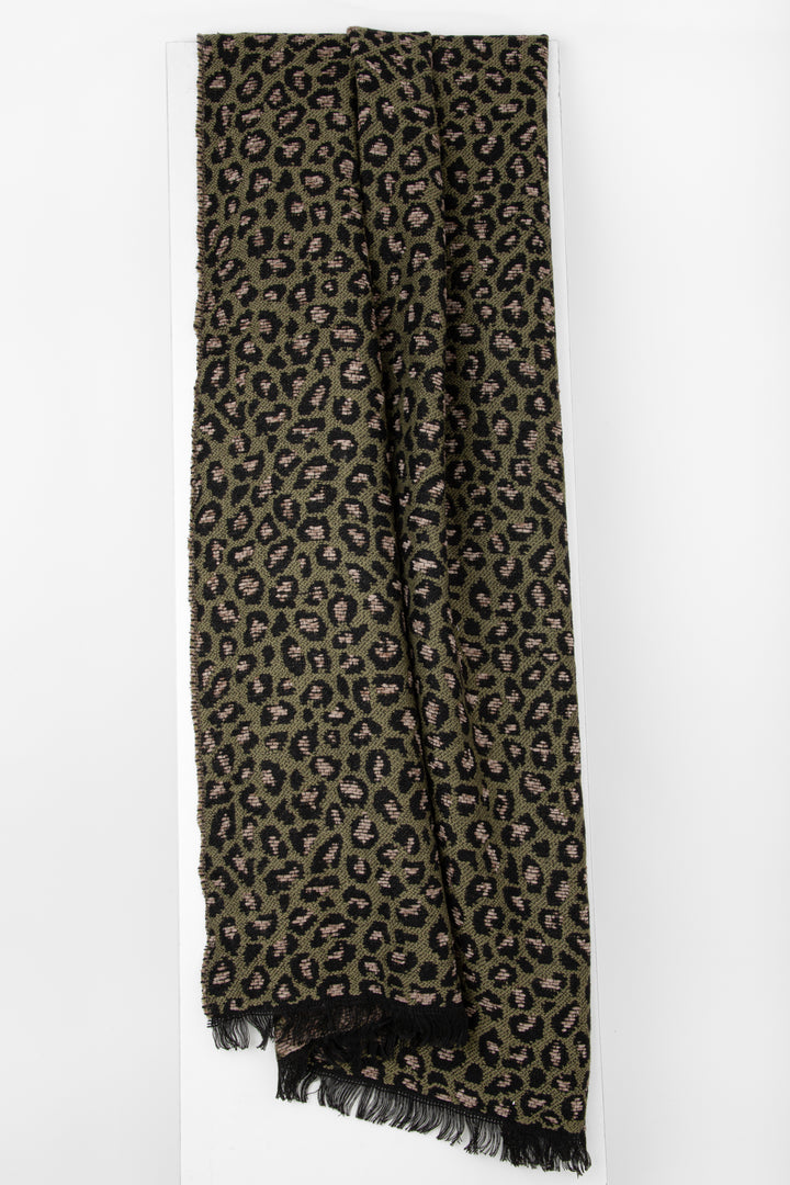 Leopard Reversible Scarf