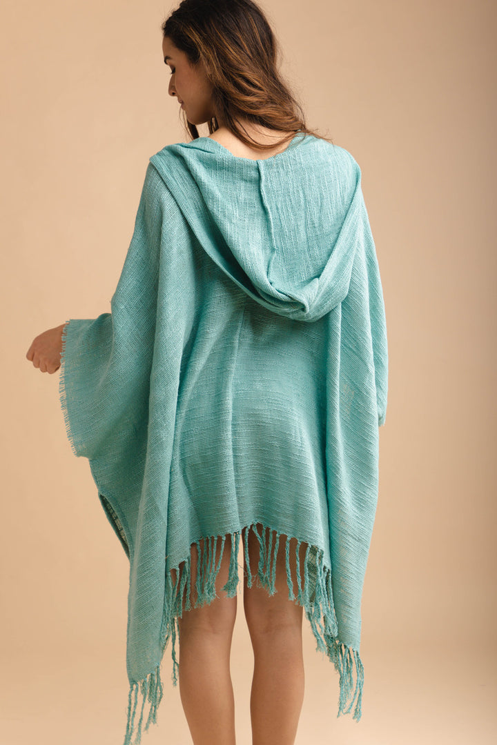 Cotton Fringed Kimono Cover Up