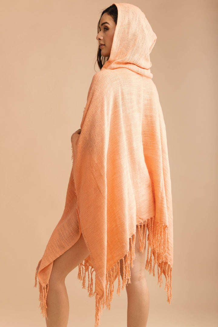 Cotton Fringed Kimono Cover Up