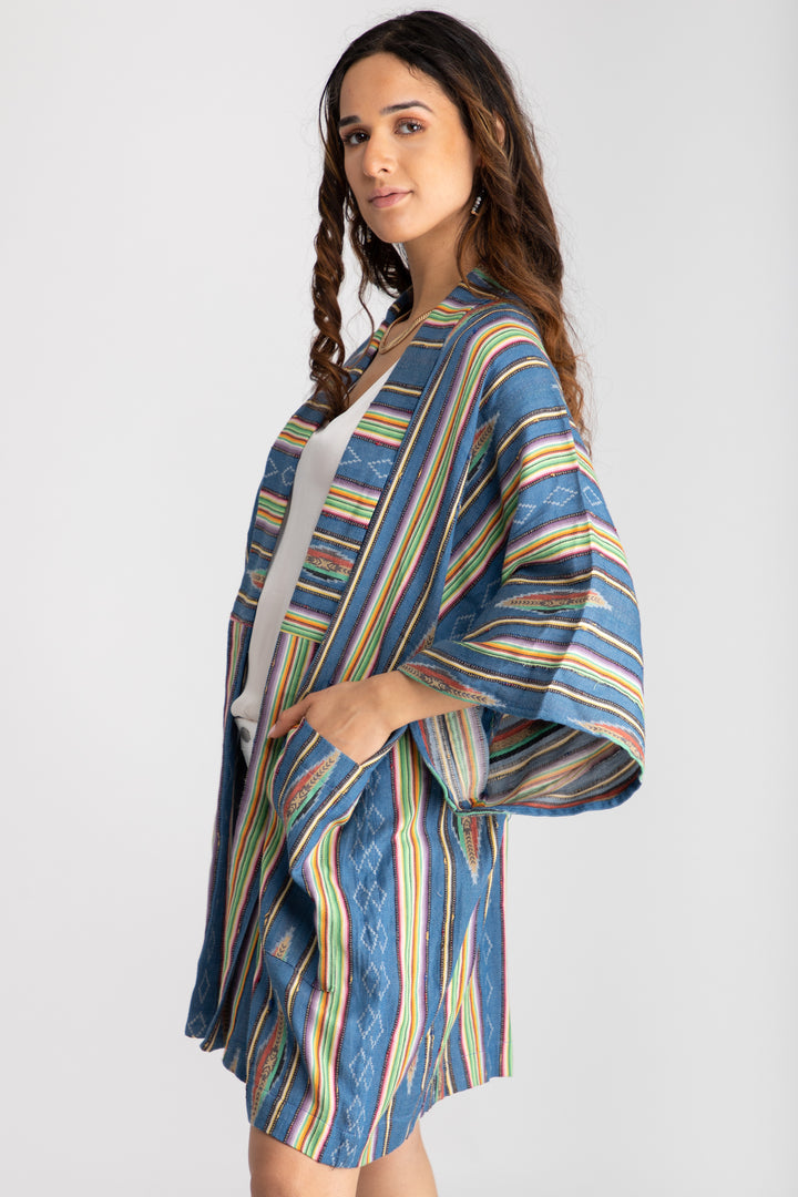 Ikat Striped Jacket