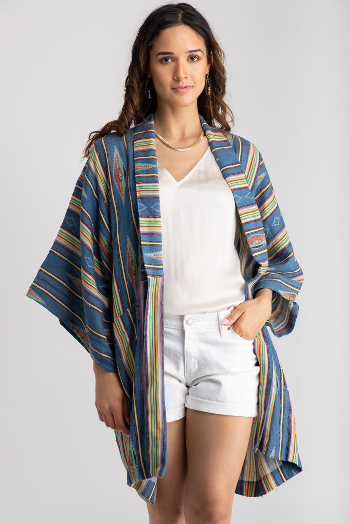 Ikat Striped Jacket