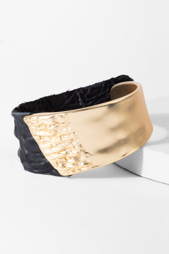 Wild Ways Metal Leather Bracelet