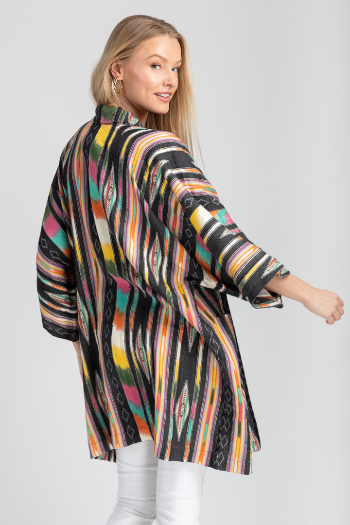 Ikat Striped Jacket