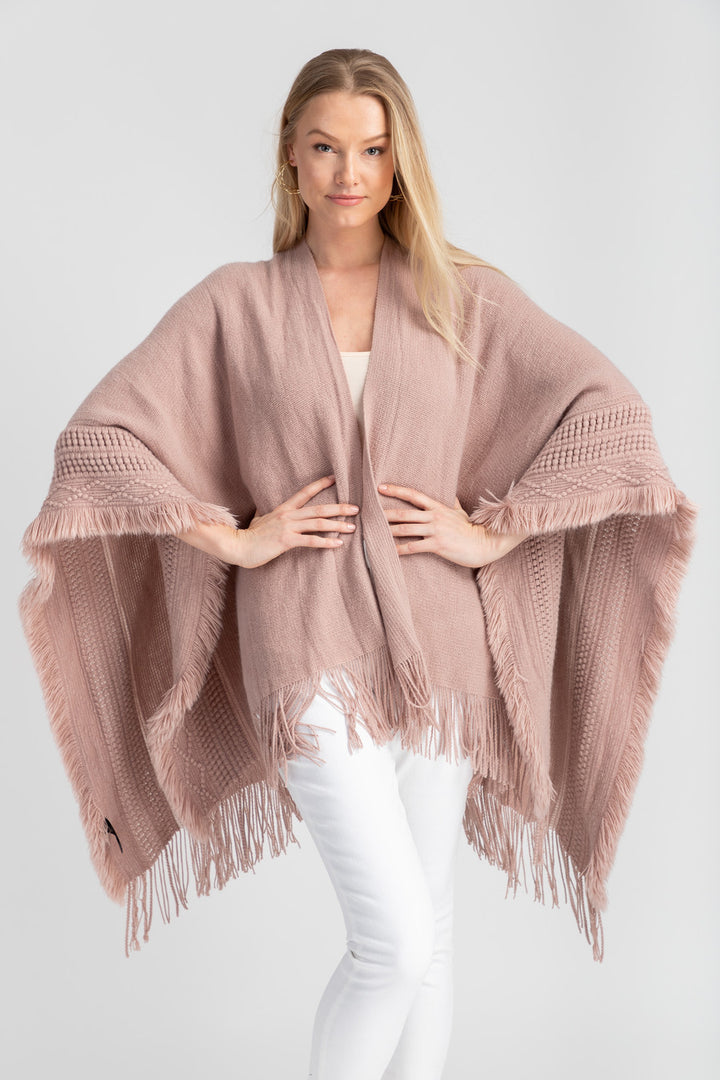 Fringed Trim Kimono