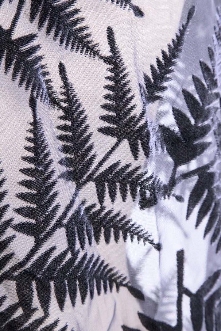 Velvet Sheer Botanical Kimono