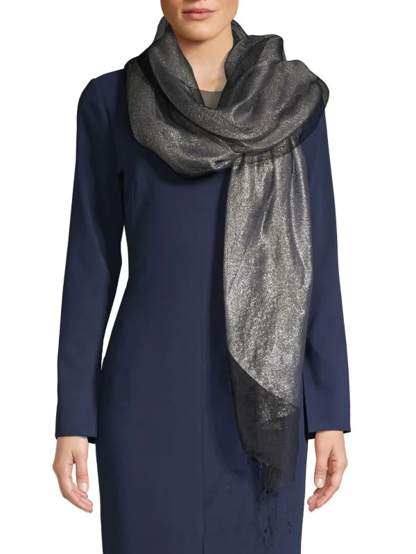 Glitz Dressy Scarf Light Slate Gray