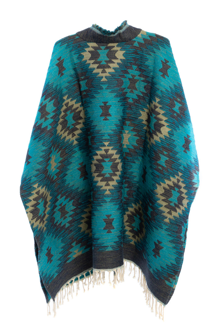 Aztec Fringed Ruana