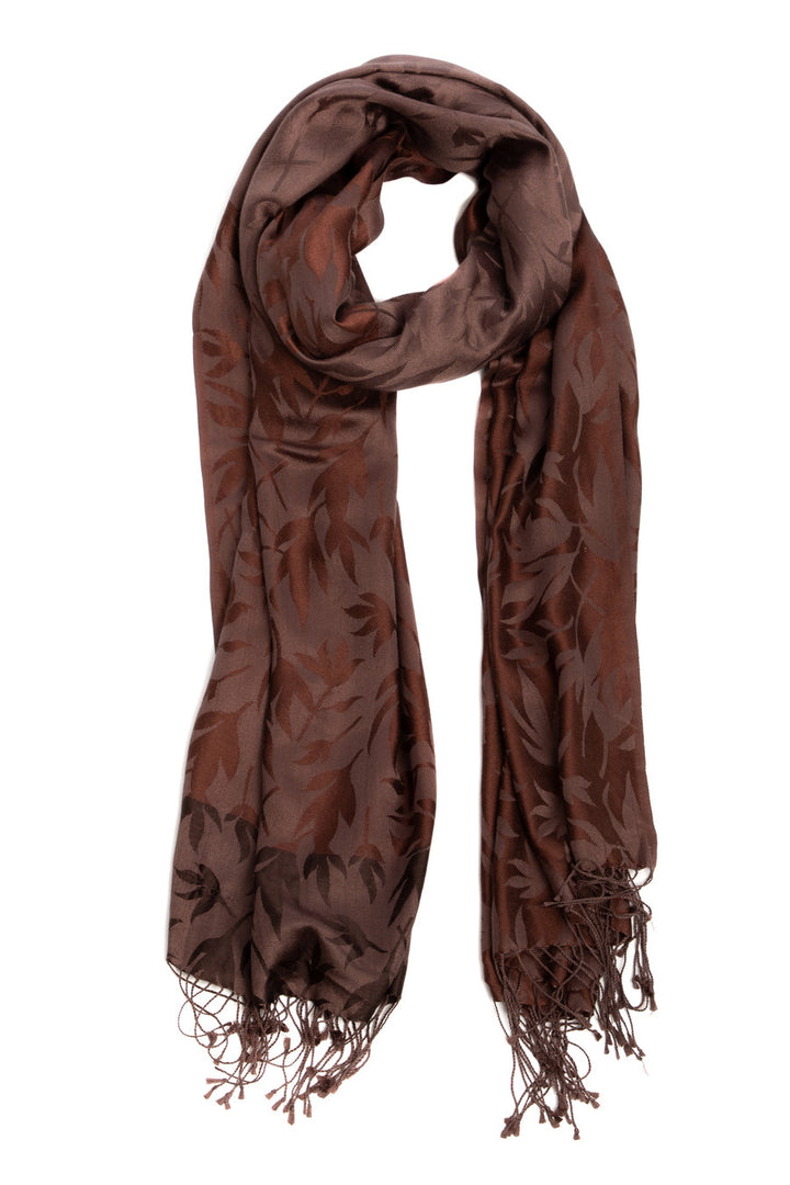 Leaf Silk Scarf