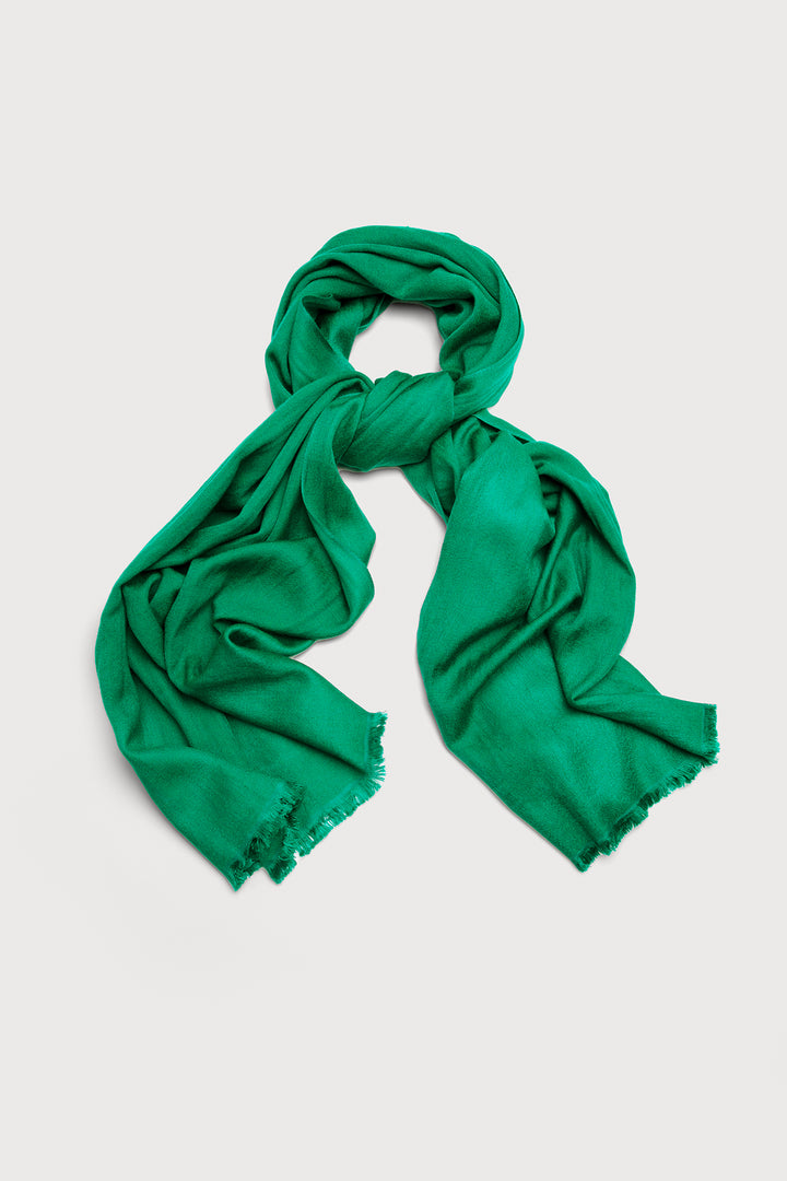 Cashmere Silk Scarf - SAACHI - Sea Green - Scarf