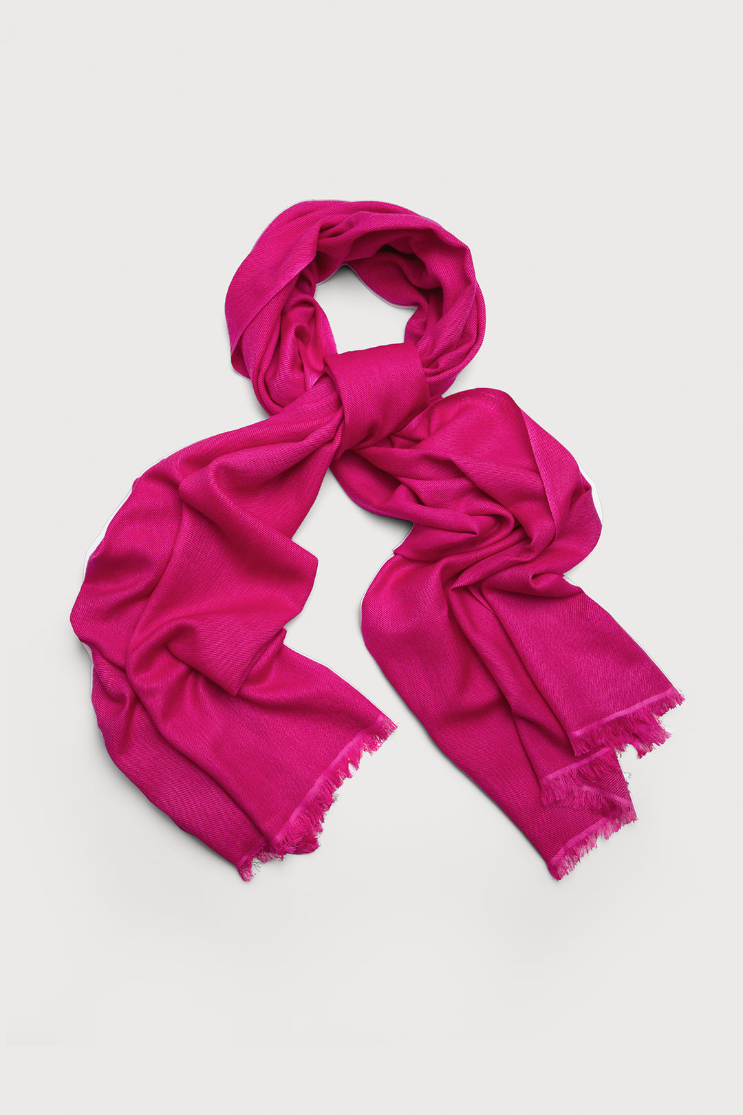 Cashmere Silk Scarf Deep Pink