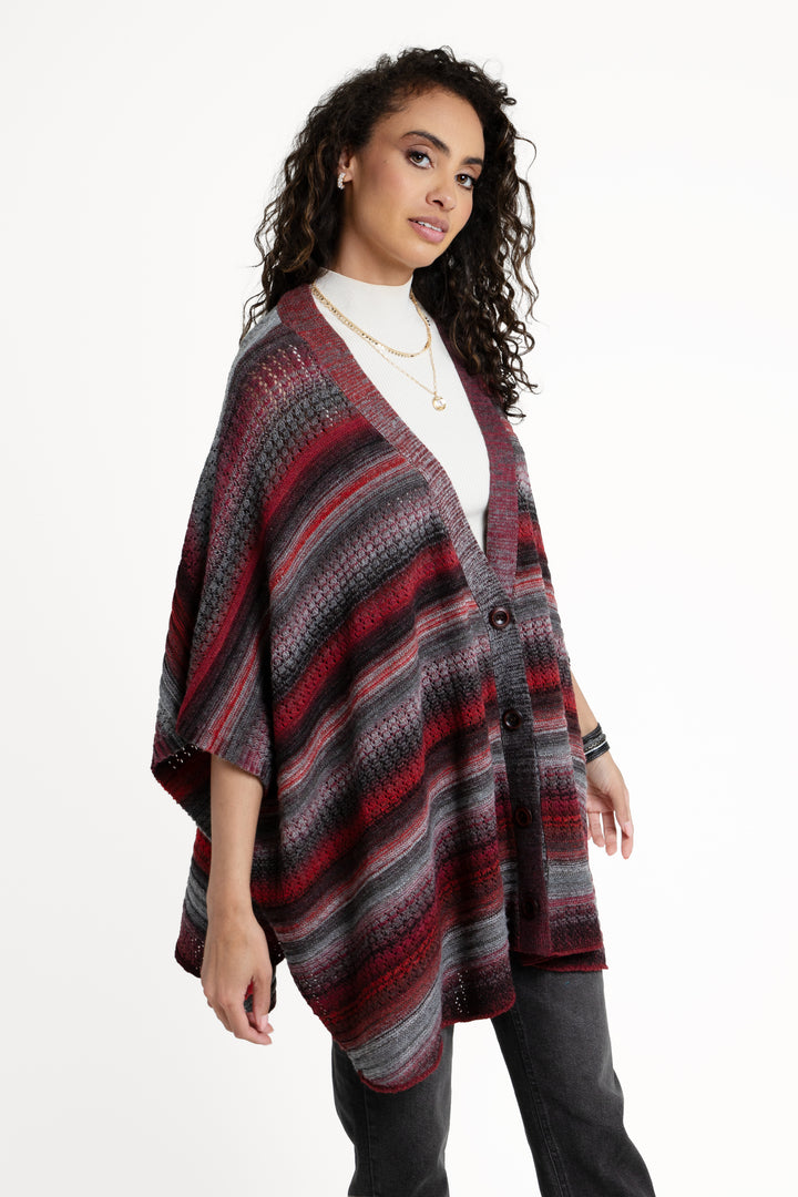 Black Cherry Comfy Cardigan