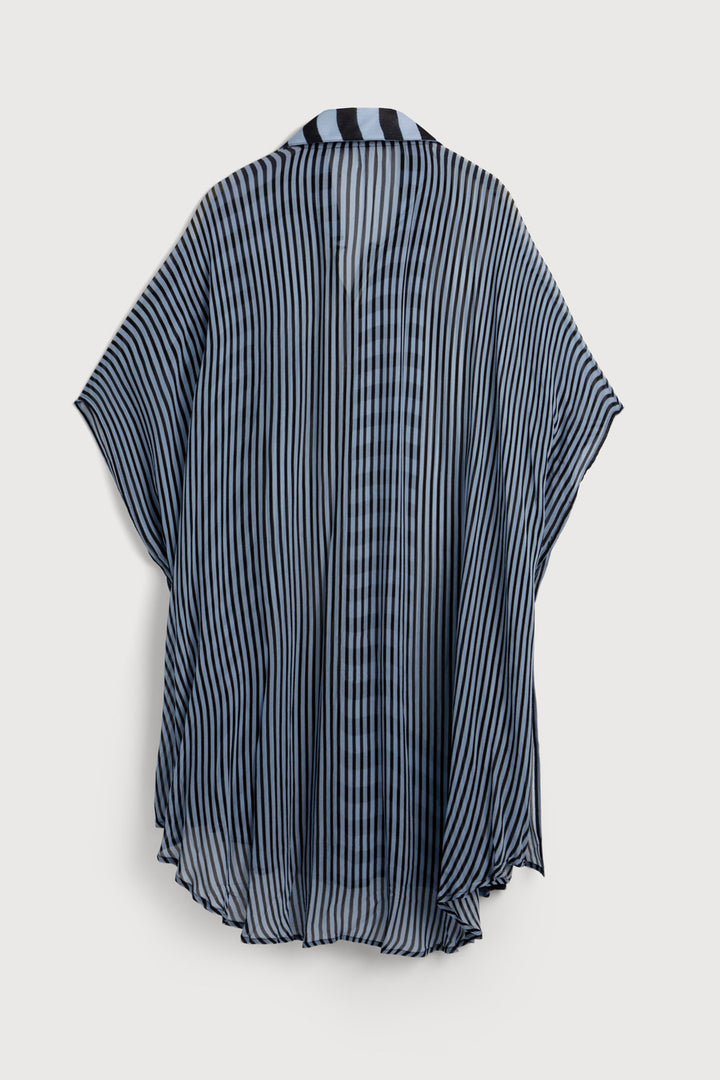 Flowy Striped Oversized Shirt