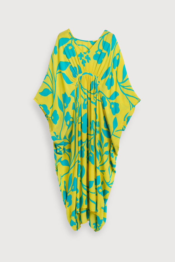 Bold Floral Kaftan Maxi