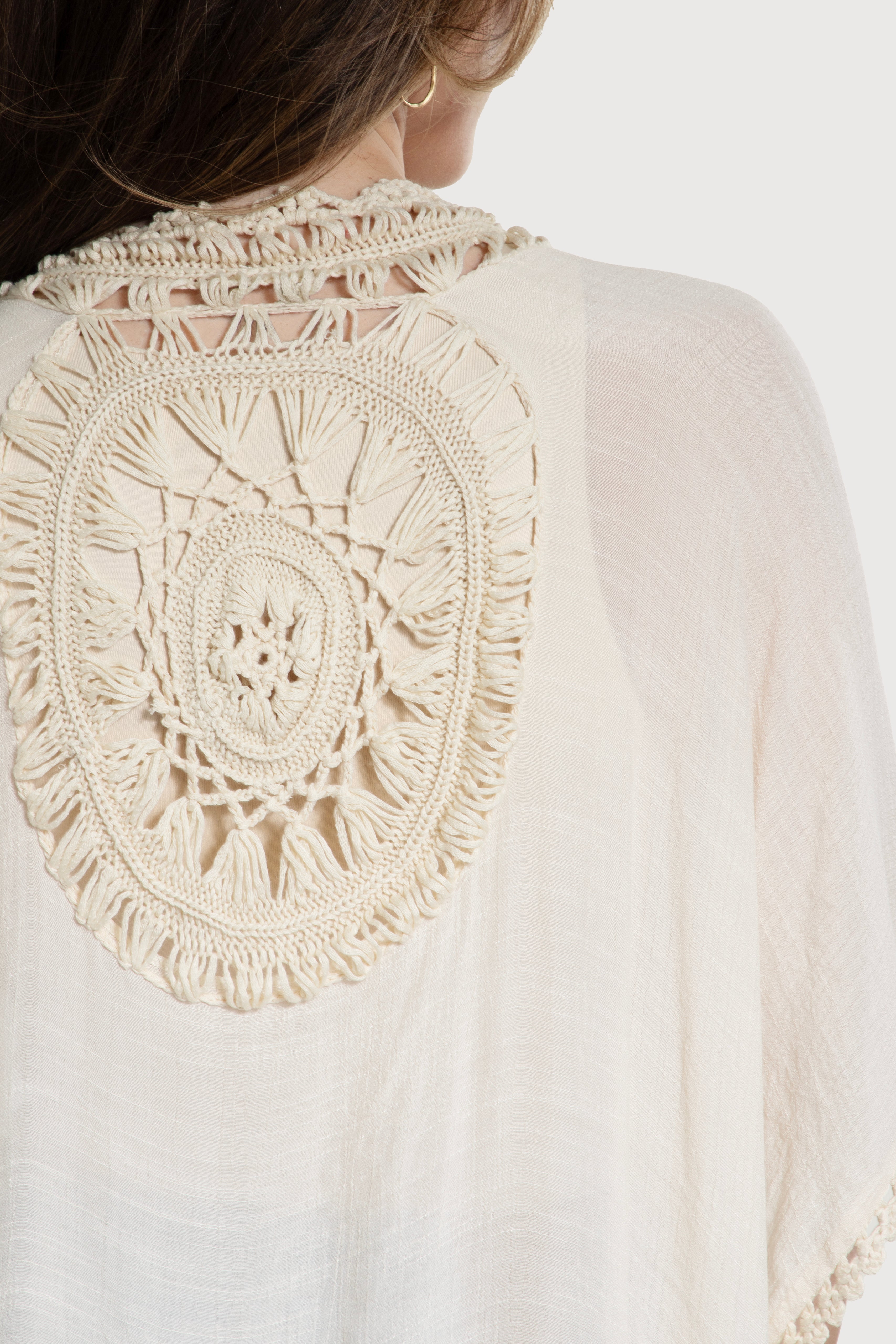 Costa Crochet Kimono Cover Up – SAACHI