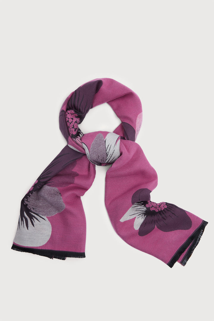 Fresh Floral Reversible Scarf