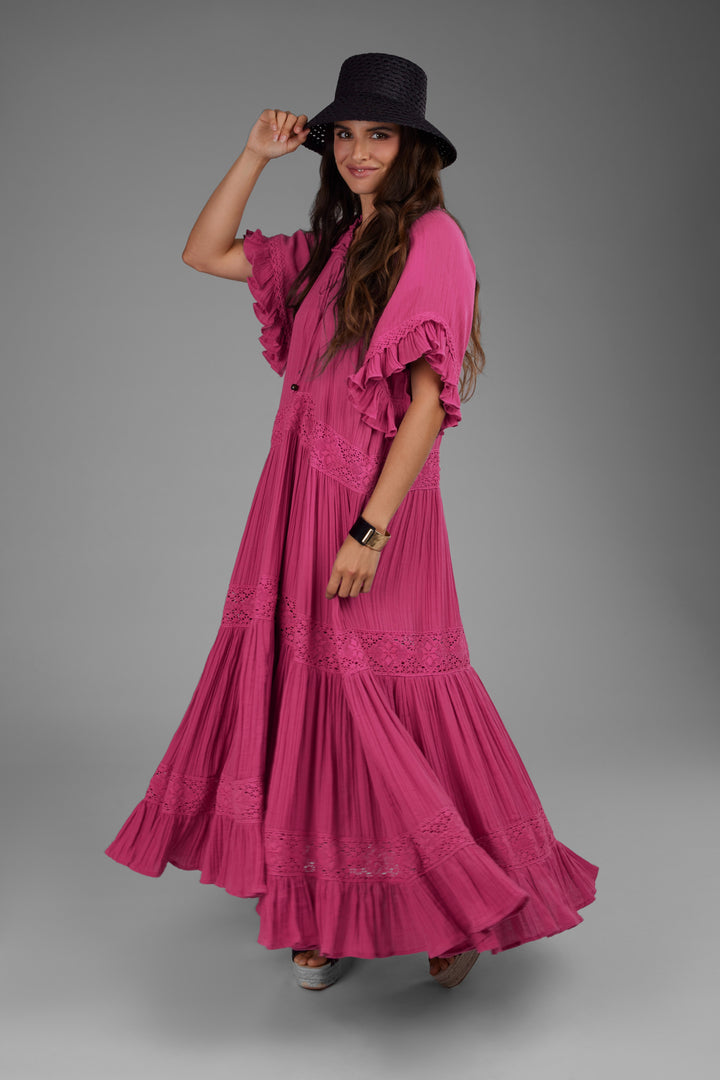 Cotton Long Cover Up Dress