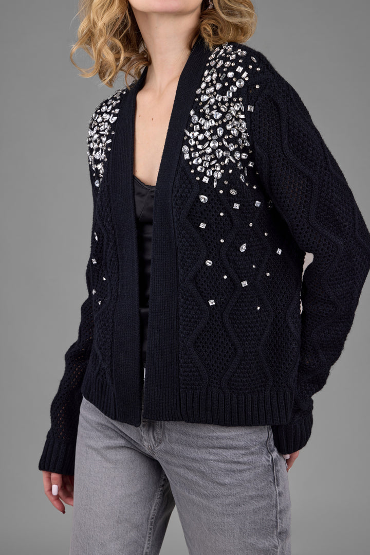 Jewel Embellished Cardigan