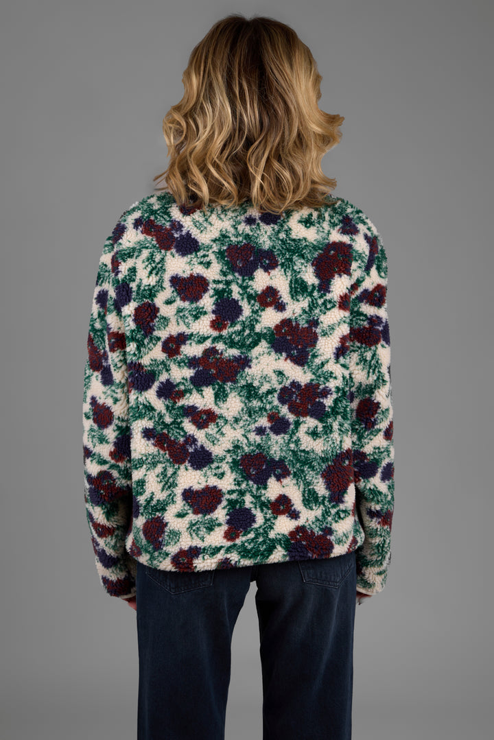 Floral Sherpa Jacket