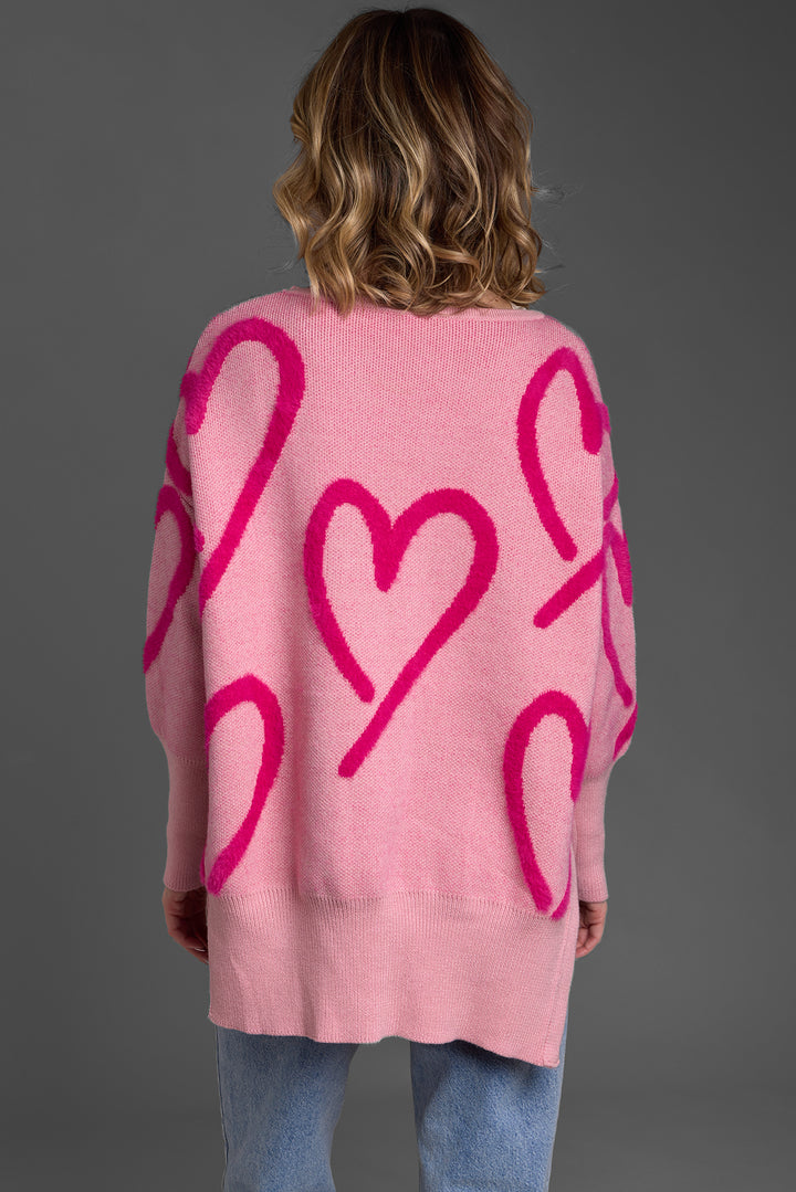 Whimsical Heart Pullover