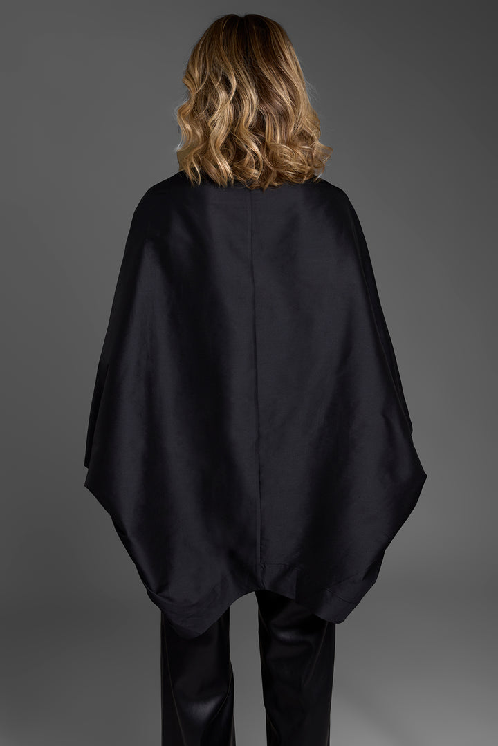 Poncho Cocoon Jacket