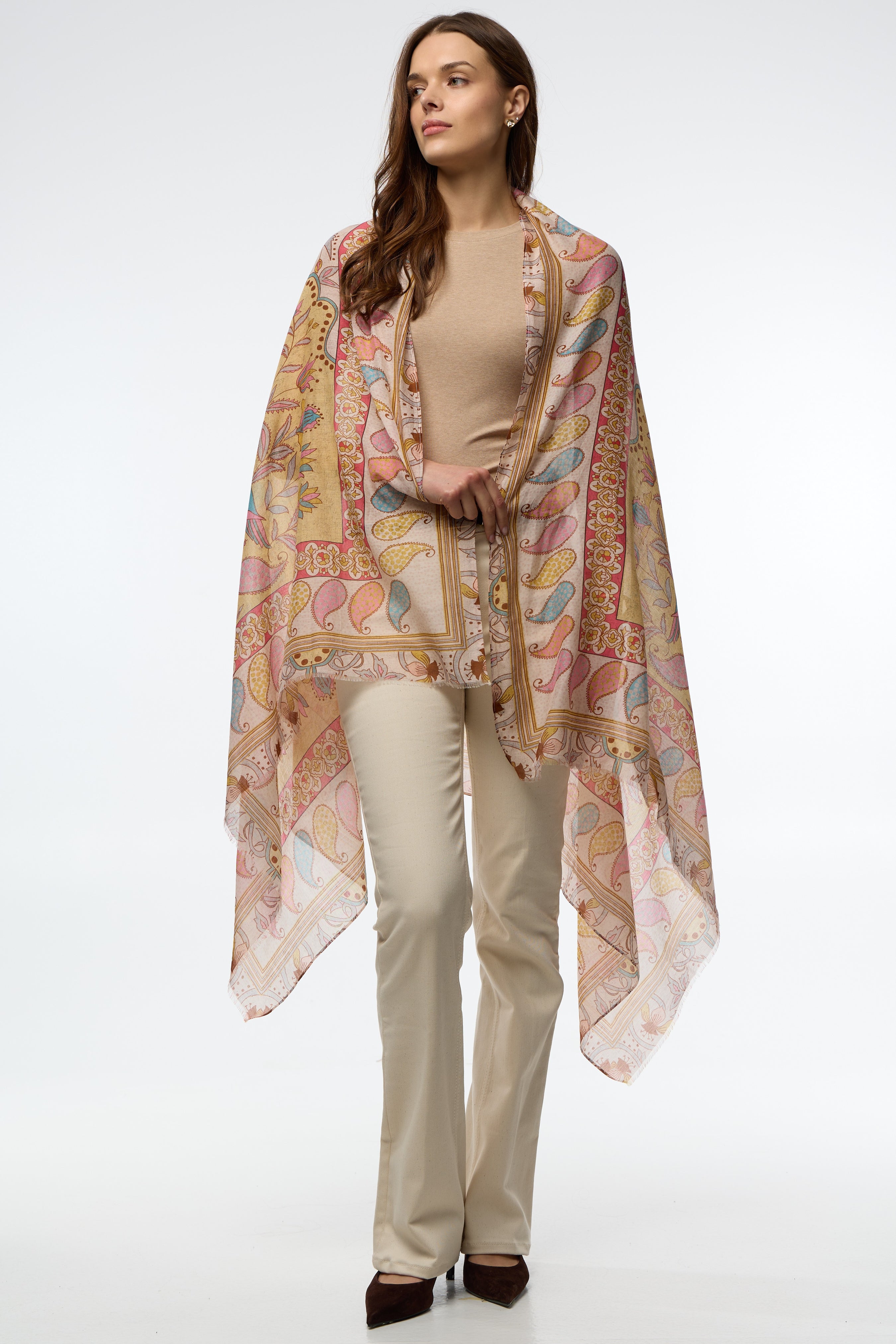 Paisley Palm Scarf – SAACHI