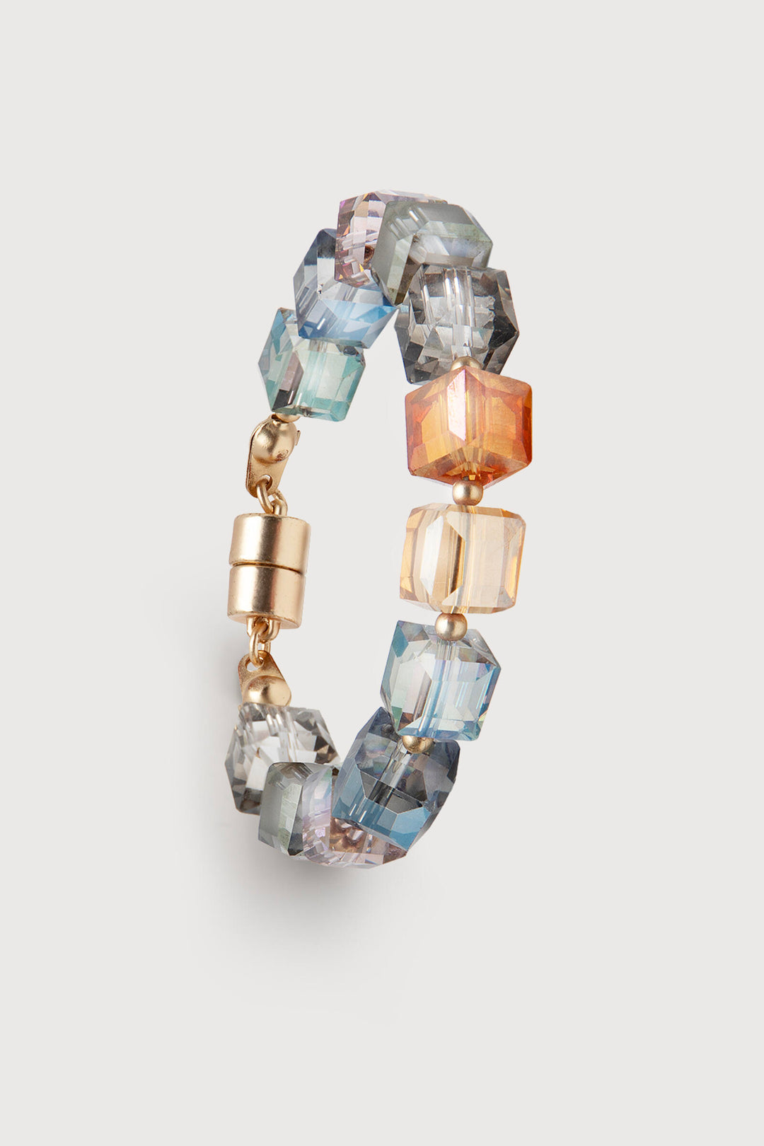 Faceted Bead & Stone Bracelet MULTI