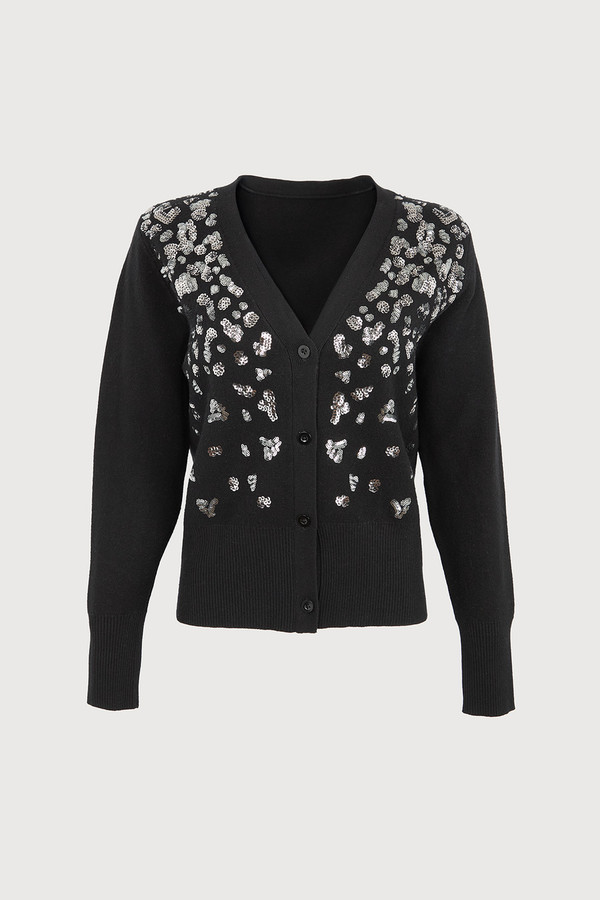 Deco Drip Sparkle Cardigan – SAACHI